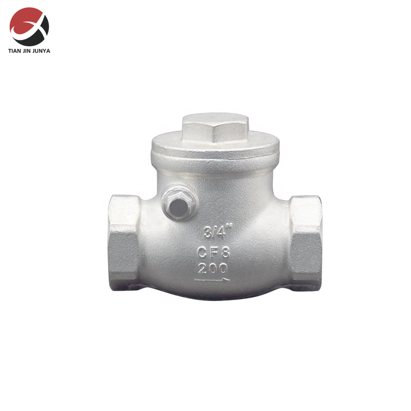 不鏽鋼(gang)内螺紋卧式(shi)單向止回閥(fá)